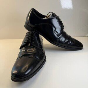 Dolce & Gabbana Men’s Dress Shoes – Black Leather – UK 5 / US 6 / EU 39